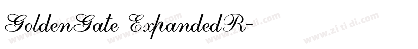 GoldenGate ExpandedR字体转换 GoldenGate ExpandedR字体转换